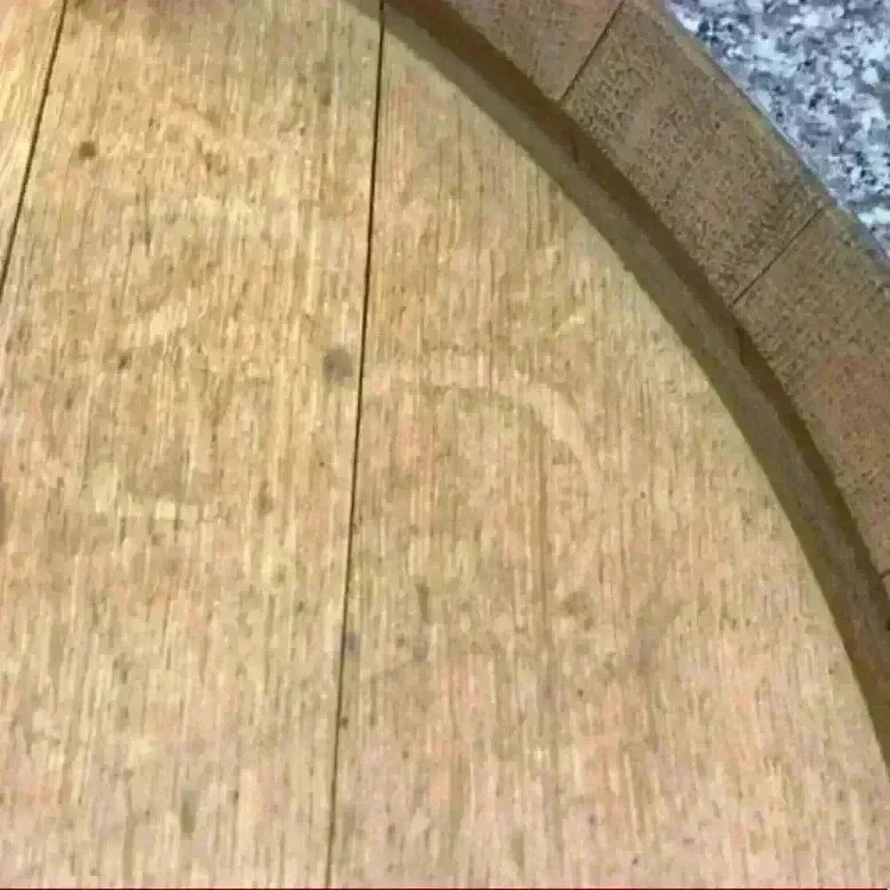 Handmade Lazy Susan Wine Barrel Top